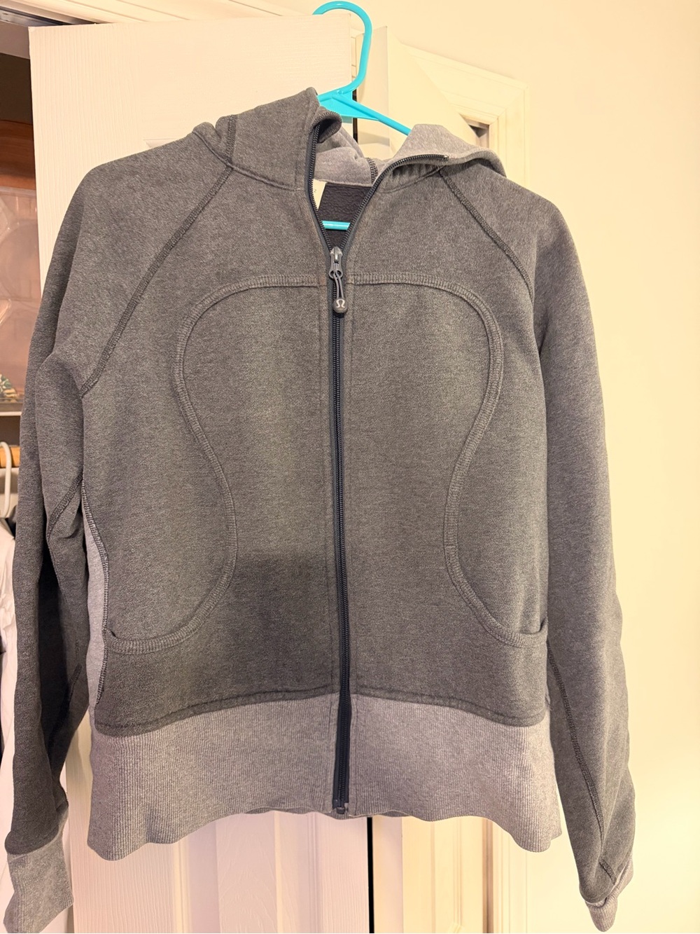 Lululemon Gray Full-Zip Hoodie